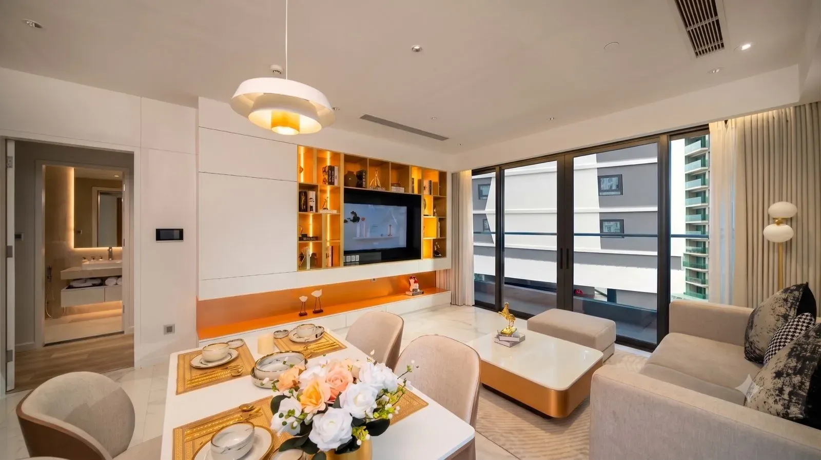 Nội thất căn mẫu cùng trục với căn CT7-07.09, FUTA Residence (nội thất bàn giao cơ bản)