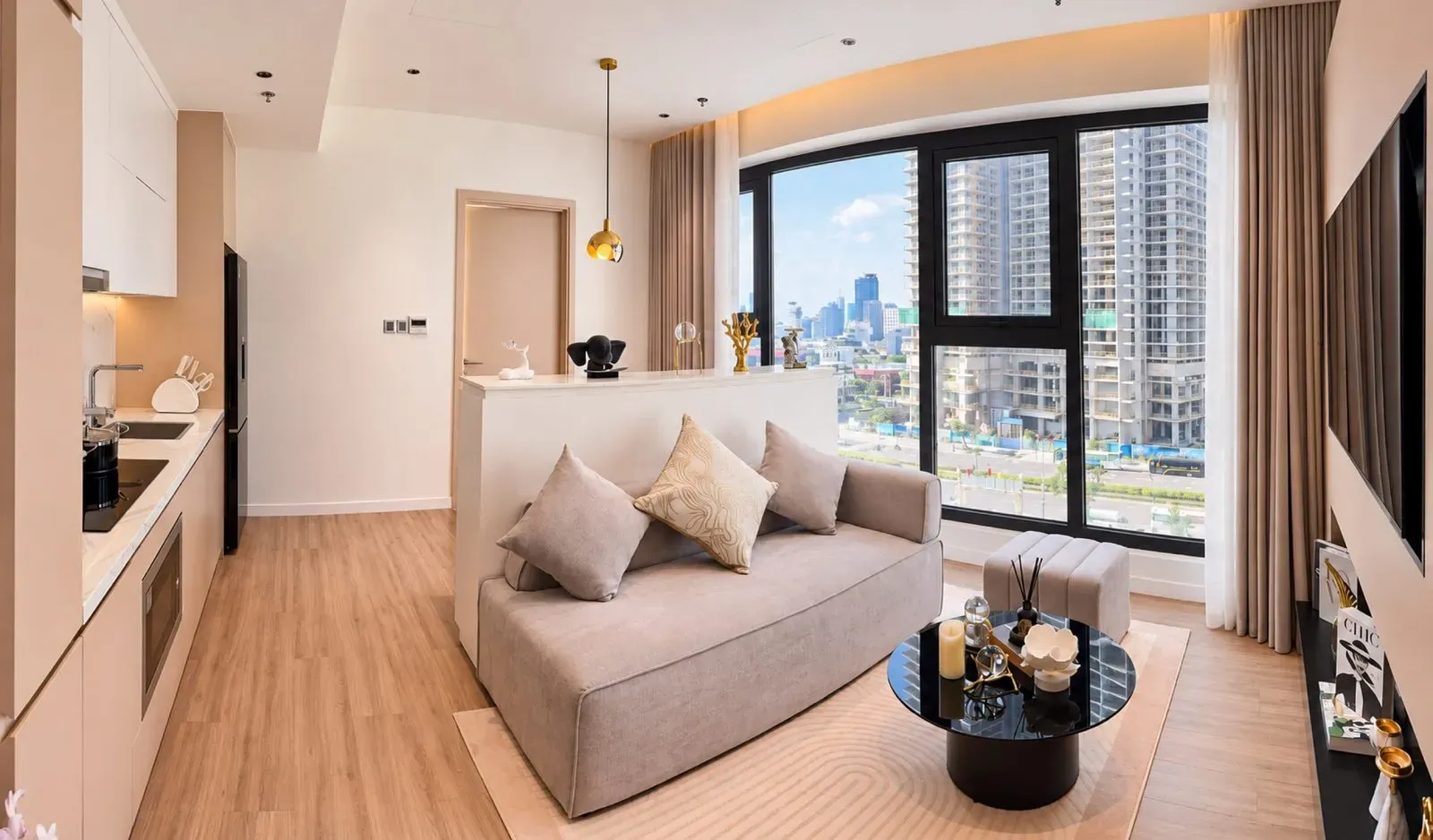 Nội thất căn mẫu cùng trục với căn CT7-09.02, FUTA Residence (nội thất bàn giao cơ bản)
