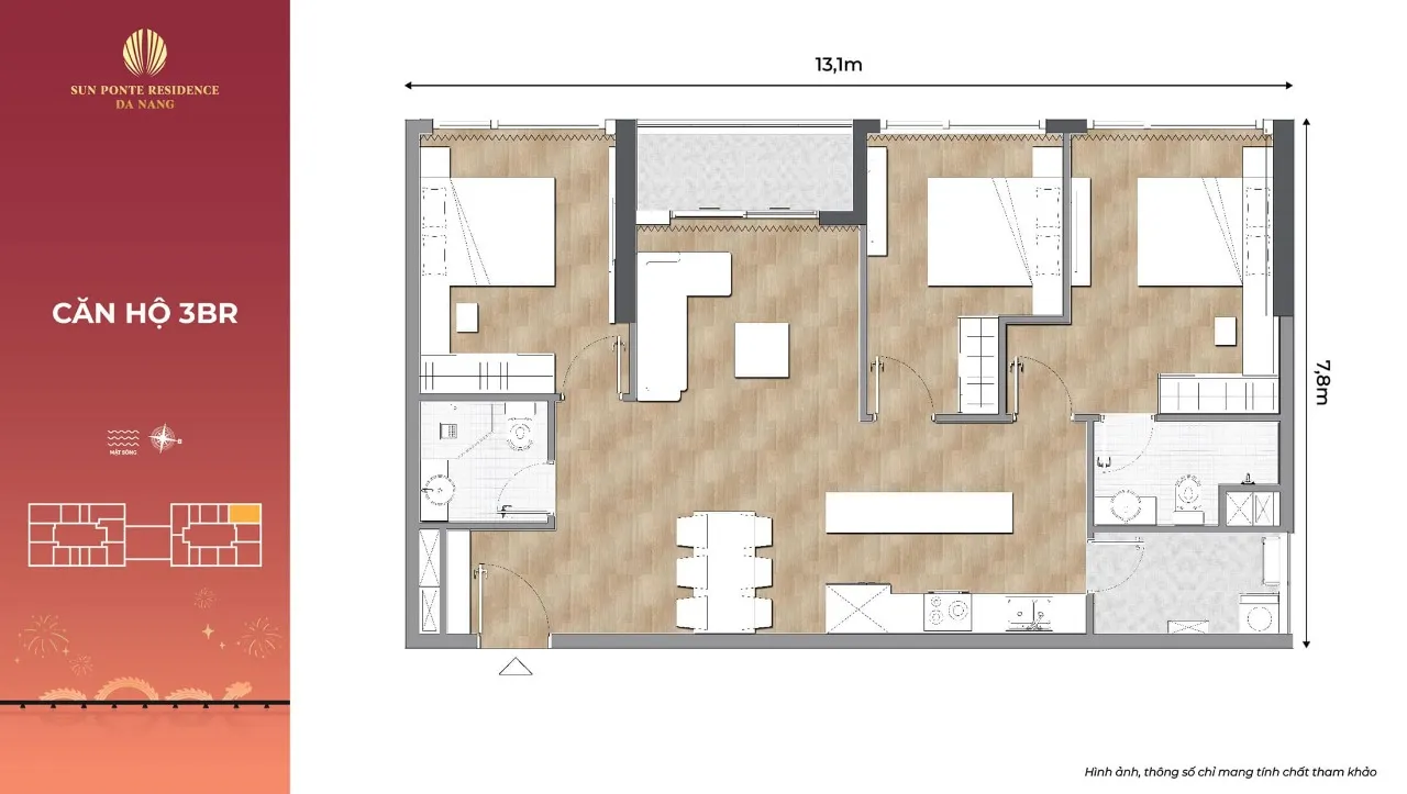 CĂN HỘ SUN PONTE RESIDENCE ĐÀ NẴNG – ảnh 3